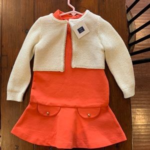 Janie and Jack orange 2T dress